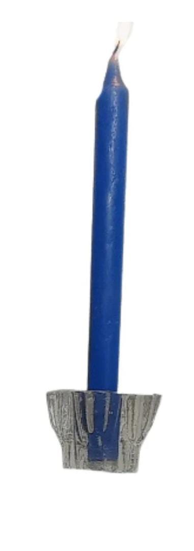 Velas lisas color blanco de soja 23cm alto.