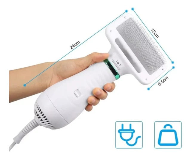 Cepillo Y Secador De Mascotas 2 En 1